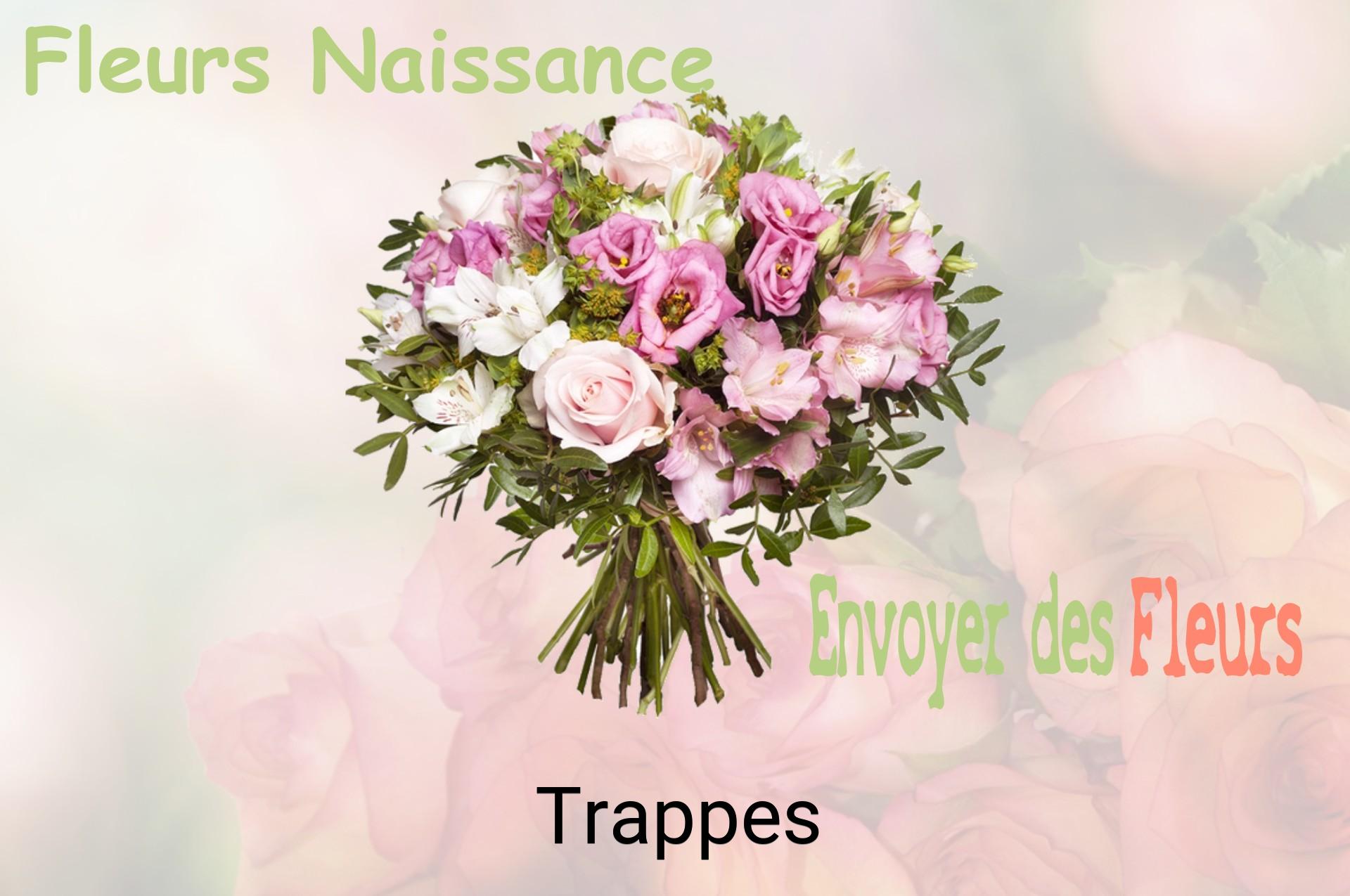 Bouquet de fleurs de naissance livré à Trappes